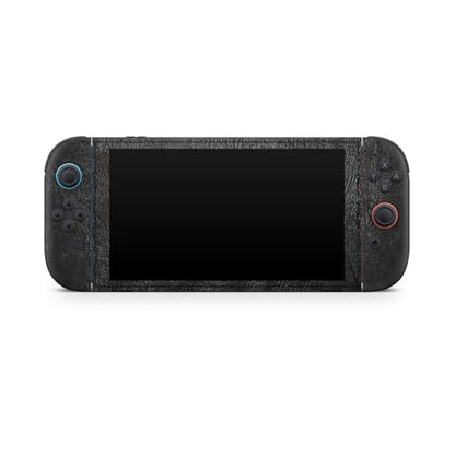 Gaming Skin Compatible with Nintendo Switch 2 Console Only - Black Leather - Premium 3M Vinyl Protective Wrap Decal Cover - Easy to Apply | Crafted in The USA by MightySkins - color: Black Leather, size: Switch 2 Console Skin Only, style: Matte Finish