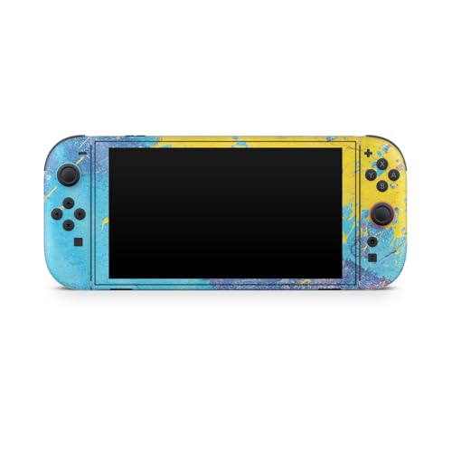 Glossy Glitter Gaming Skin Compatible with Nintendo Switch 2 Console Only - Splatter Wall - Premium 3M Vinyl Protective Wrap Decal Cover - Easy to Apply | Crafted in The USA by MightySkins - color: Splatter Wall, size: Switch 2 Console Skin Only, style: G