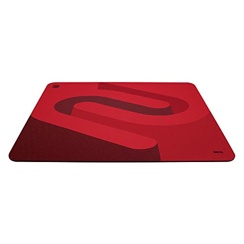 BenQ Zowie G-SR-SE Rouge Gaming Mousepad for Esport, Rubber Base, Humidity Resistance Fabric, Red, Large Size - color: Red, size: 18.5L x 15.4W inches