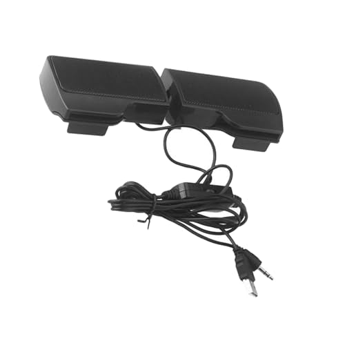 USB Clip-on Computer Speakers USB Powered Compact Desktop Speakers for Home Office Dormitory Use with Monitor Attachment, Stylish and Portable Music Soundbar for Laptop and PC