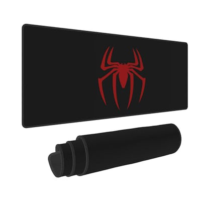 Gaming Mouse Pad, Spider Black Pattern Mouse Pad Large Extended Computer Mouse Mat Keyboard Full Desk Mousepad for Gaming, Office, Home 11.8x31.5Inch - color: style-14, size: 11.8 x31.5-Inch