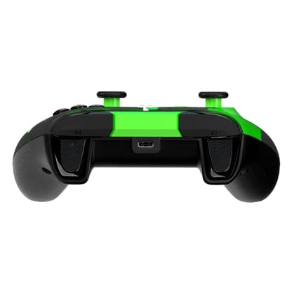 PDP Rematch Glow Enhanced Wired Controller for Xbox Series X|S & Xbox One | Licensed for Xbox & PC, 2 Mappable Back Buttons, Advanced Customization in Companion App, Glow-in-the-Dark, Jolt Green - color: Jolt Green, style: Controller