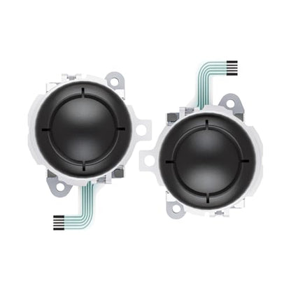 eXtremeRate Replacement 3D Joystick for Nintendo Switch 2 JoyCon, Controller Left Right Analog Stick Thumbsticks with Repair Tools for JoyCon 2, Multi-Colors Options - White - color: White