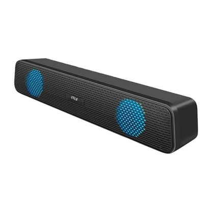 Wired Computer Speakers for Desktop Pc Laptop Gaming Speakers | Built-in Subwoofer, RGB Lighting, Noise Cancelling USB Speaker Sound Bar for Pc Computer Soundbar Sound Bars for Smart Tv