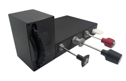 Flight Sim Stuff Vernier Controls Carb Heat, Throttle, Mixture, Flaps, Trim | True Vernier Mixture Control, Throttle Friction Lock, Carb Heat, Elevator Trim, Flaps Switch, PC/Mac