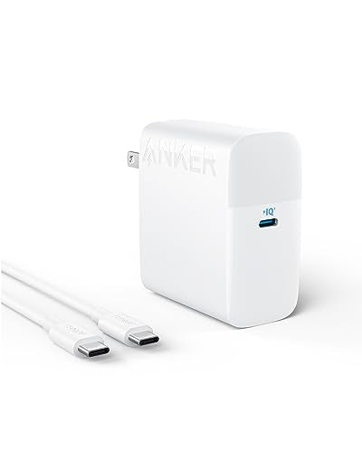 Anker Laptop Charger, Compact Foldable 100W USB C Charger with 5FT Cable | High-Speed for MacBook Pro/Air, Samsung Galaxy, iPhone 17/16, iPad Pro, and More - color: Arctic White
