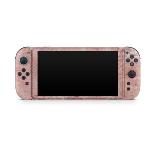 Glossy Glitter Gaming Skin Compatible with Nintendo Switch 2 Console Only - Pink Marble - Premium 3M Vinyl Protective Wrap Decal Cover - Easy to Apply | Crafted in The USA by MightySkins - color: Pink Marble, size: Switch 2 Console Skin Only, style: Gloss
