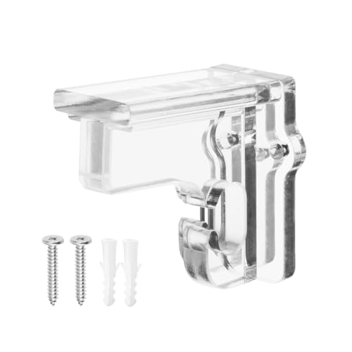Gaming Accessories Wall Mount Stand Controller Clear Acrylic Bracket with Hook Easy Installation Angled Controller Mount
