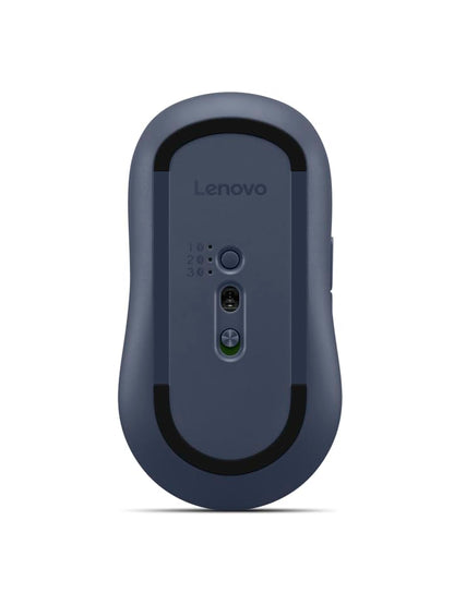 Lenovo Yoga Bluetooth Silent Mouse, 3 Level DPI Adjustment, 36 Month Battery Life, Bluetooth 5.3, 3 Device Paring, Whisper Quiet, Programmable Buttons, Smooth Finish, Cosmic Blue - color: Cosmic Blue