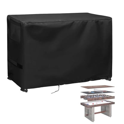 55" Multi-Game Table Dust Cover for Scpoloco 4-in-1 Combo Gaming Table Set | 56x29x35,Waterproof Dustproof Heavy Duty Oxford Fabric,for Game Table with Foosball,Electric Air Hockey, Ping Pong & Poker - size: Game Table-56"x 29"x 35"