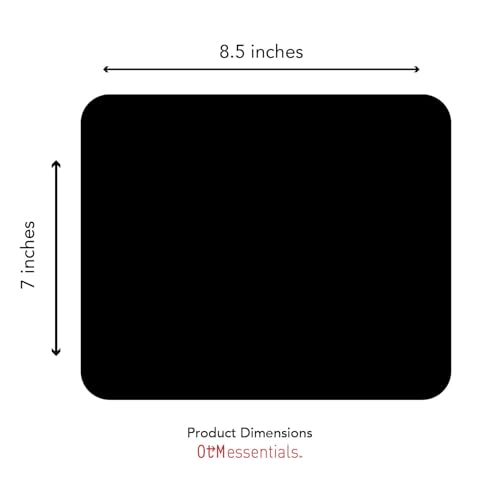 OTM Essentials Officially Licensed Michigan State University Standard Fabric Mouse Pad, Desk Accessories, Standard Fabric Gaming Mouse Pad with Non-Slip Rubber Base, Mascot Repeat