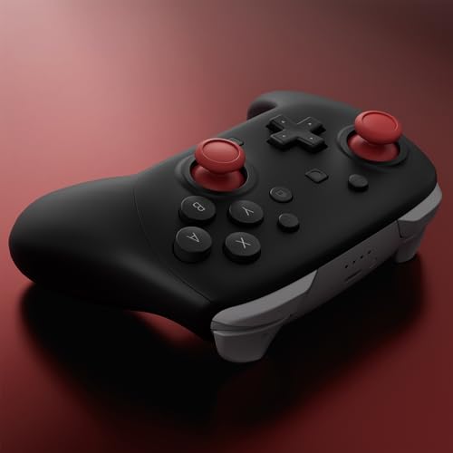 eXtremeRate Replacement 3D Joystick for Nintendo Switch 2 Pro Controller, Left Right Analog Stick Thumbsticks with Screwdriver Tools for Switch 2 Pro Controller, Multi-Colors Options - Carmine Red - color: Carmine Red