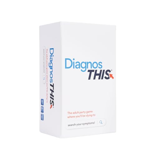 DiagnosThis – Hilarious Hypochondriac Party Game for Adults | 300 Diagnosis & 100 Symptom Cards for Medical Nerds, Hypochondriacs & Game Nights