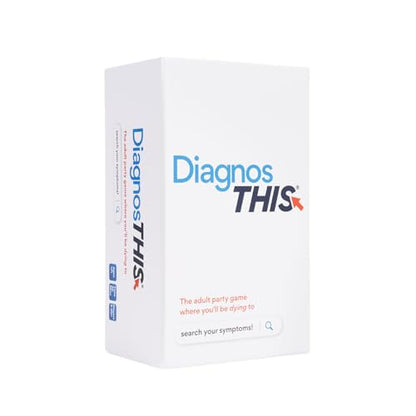DiagnosThis – Hilarious Hypochondriac Party Game for Adults | 300 Diagnosis & 100 Symptom Cards for Medical Nerds, Hypochondriacs & Game Nights