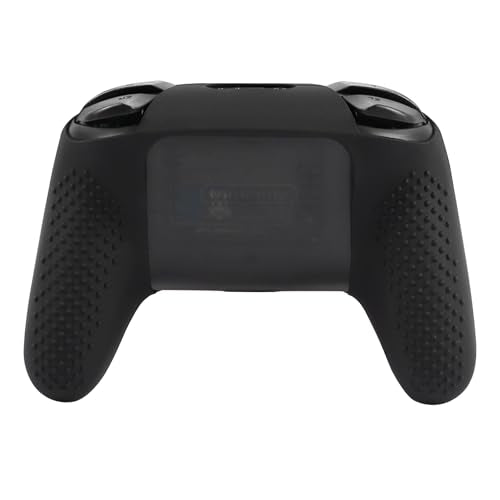 Wolf Controller Skin Cover for NS Switch Pro Controller, RALAN 1 Controller Skin+4 Customised Thumb Grips Caps Accessories - color: Wolf Black Blue