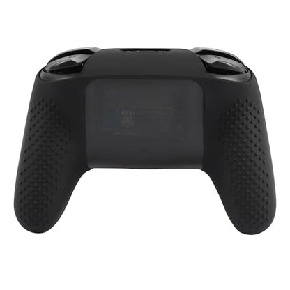 Wolf Controller Skin Cover for NS Switch Pro Controller, RALAN 1 Controller Skin+4 Customised Thumb Grips Caps Accessories - color: Wolf Black Blue