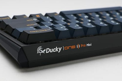 Ducky One 3 Mini Pro Nazca 8K 60% Hotswap RGB Triple Shot PBT Mechanical Keyboard - Cherry MX2A Blue | 60% mechanical gaming keyboard with hot-swappable switches, PBT tripleshot keycaps, RGB backlight - size: Cherry MX2A Blue, style: 60%