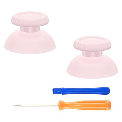 eXtremeRate Cherry Blossoms Pink Replacement Thumbsticks for PS5 Controller, Custom Analog Stick Joystick Compatible with PS5, for PS4 All Model Controller - Controller NOT Included - color: Cherry Blossoms Pink