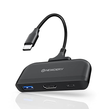 NEWDERY Switch 2 Dock, Portable TV Docking Station with 4K@60HZ HDMI