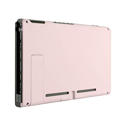 eXtremeRate Cherry Blossoms Pink Console Back Plate for Nintendo Switch, DIY Replacement Housing Shell Case for Nintendo Switch Console with Kickstand [Only the Backplate] - color: Cherry Blossoms Pink