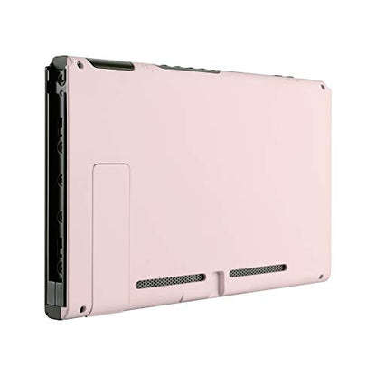 eXtremeRate Cherry Blossoms Pink Console Back Plate for Nintendo Switch, DIY Replacement Housing Shell Case for Nintendo Switch Console with Kickstand [Only the Backplate] - color: Cherry Blossoms Pink