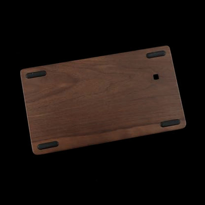 YMDK GH60 Walnut Wooden Case Wrist Rest 2 in 1 for 60% Mini Mechanical Gaming Keyboard Compatible Pok3r DZ60 YD60MQ XD64 - color: Walnut 2 in 1