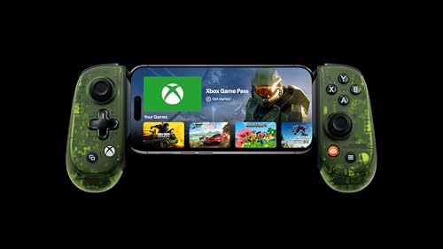 BACKBONE Pro Gaming Controller, Xbox Edition | For iPhone 15/16/17 & Android, USB-C, Bluetooth, & Wired, Play Anywhere on Any Screen, 1-Month Xbox Game Pass Ultimate - color: Xbox Edition Pro (Green), size: USB-C