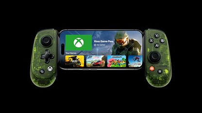 BACKBONE Pro Gaming Controller, Xbox Edition | For iPhone 15/16/17 & Android, USB-C, Bluetooth, & Wired, Play Anywhere on Any Screen, 1-Month Xbox Game Pass Ultimate - color: Xbox Edition Pro (Green), size: USB-C