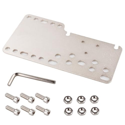RASTP PC USB Handbrake Plate For SIM Racing Games Logitech G27 G25 G29 T500 T300(ONLY Plate),Sliver - color: Style A-Sliver