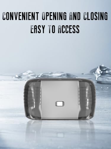 Semi-Transparent Case for Anbernic RG CubeXX (Clear Black) | Soft TPU Shockproof Cover Lightweight Easy to Install - color: Clear Black