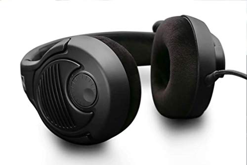 Massdrop x Sennheiser PC37X Gaming Headset — Noise-Cancelling Microphone with Over-Ear Open-Back Design, 10 ft Detachable Cable, and Velour Earpads,Black (Renewed)
