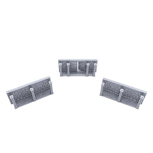 Ironhelm Barracks - DND Terrain Compatible with Dungeons and Dragons, 28mm Miniature Wargaming, Tabletop RPGs, Wargame Scenery