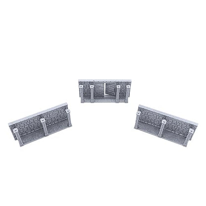 Ironhelm Barracks - DND Terrain Compatible with Dungeons and Dragons, 28mm Miniature Wargaming, Tabletop RPGs, Wargame Scenery