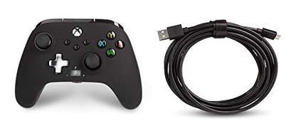 PowerA Enhanced Wired Controller for Xbox Series X|S - Black, Officially Licensed for Xbox - color: Black