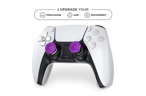 KontrolFreek Aim Boost Kit for PlayStation 5 (PS5) and PlayStation 4 (PS4) Controller | Includes Performance Thumbsticks and Precision Rings | Frenzy Edition