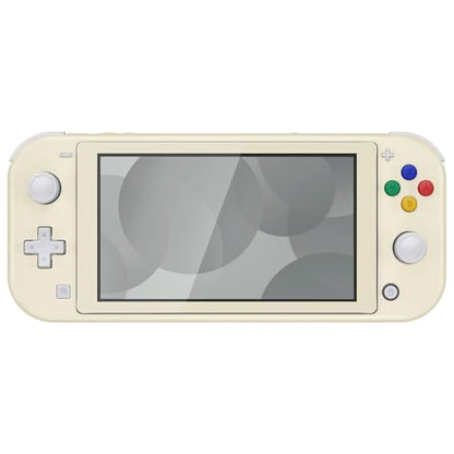 eXtremeRate Antique Yellow DIY Replacement Shell for Nintendo Switch Lite, NSL Handheld Controller Housing w/Screen Protector, Custom Case Cover for Nintendo Switch Lite - color: Antique Yellow