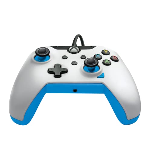 PDP Wired Controller Ion White for Xbox Series X|S, Gamepad, Wired Video Game Controller, Gaming Controller, Xbox One, Officially Licensed - Xbox Series X - color: Ion White