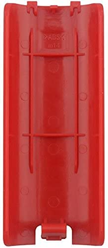 Battery Back Cover Case Door Sell Lid for Wii Remote Controller Replacement (Red) - color: Red