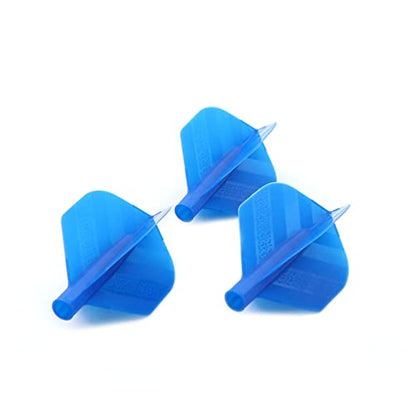 CUESOUL TERO Plus New Double Direction Telescopic and Rotating Dart Flights System-AK4 Dart Flight - color: Blue