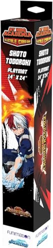 My Hero Academia Collectible Card Game Series 2 Crimson Rampage Shoto Todoroki PLAYMAT | 24' by 14' Rubber Game Mat | Ages 14+ | 2 Players | Average Playtime 20-30 Minutes | Made by Jasco Games
