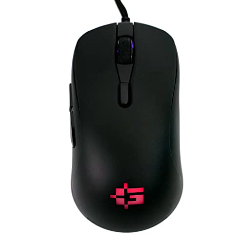 Gamesense Meta Ultra Lightweight Wired Gaming Mouse - PixArt 3360 - 65grams - 12,000 DPI - 60,000,000 clicks on All Buttons - No Holes