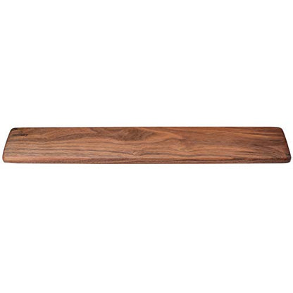 Wooden Keyboard Wrist Rest, Keyboard Wooden Palm Rest，Keyboard Wrist Rest Pad, Walnut Wrist Rest, Solid Wood Mouse Pad Wrist Guard, Wrist Rest Pad, Wrist Pad for Keyboard, (Black Walnut, 17.3in) - color: Black Walnut, size: 17.3in