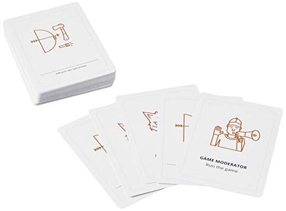 Stellar Factory Werewolf Party Game, Up to 35 Players, Ages 12+ | Social deduction & bluffing gameplay; 50 cards, 9 roles incl. Seer, Doctor & Witch; Made in USA cardstock.