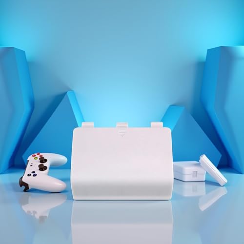 1Pc White Battery Back Cover Lid Door Case for Xbox One Controller Gamepads and Standard Controllers