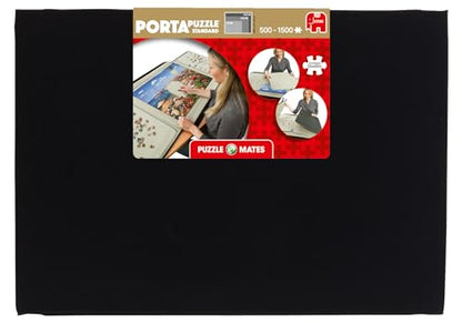Jumbo, Puzzle Mates, Portapuzzle - Standard 1,500 Piece Jigsaw Storage Board Case, Jigsaw Puzzle Accessories, Puzzle Storage