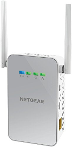 NETGEAR Powerline Adapter + Wireless Access Point Kit, 1000 Mbps Wall-Plug, 1 Gigabit Ethernet Ports (PLW1000-100NAS) - size: 1000 Mbps, style: 1 Gbps Kit - Wireless
