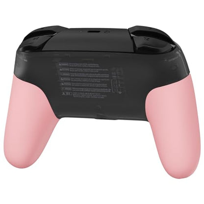 eXtremeRate Puffy Pink Replacement Handle Grips for Nintendo Switch Pro Controller, DIY Custom Hand Grip Shell for Nintendo Switch Pro - Controller NOT Included - color: Puffy Pink