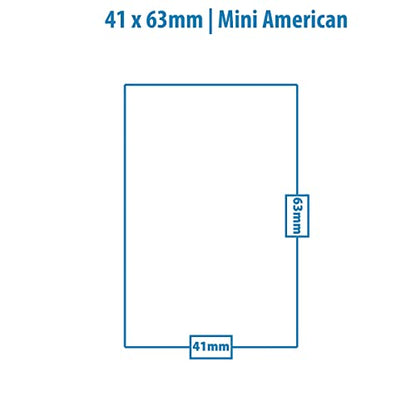 Ultra PRO - Mini American Board Game Sleeves (50ct) for 41mm x 63mm Cards - Card Sleeves for Board Games and Trading Card Games, Card Sleeves Protects from Wear and Tear