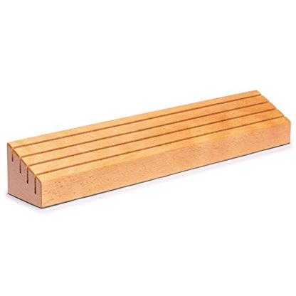 Yellow Mountain Imports Extra-Wide Solid Beechwood Playing Card Holders - Set of 2 - size: 13.8”
