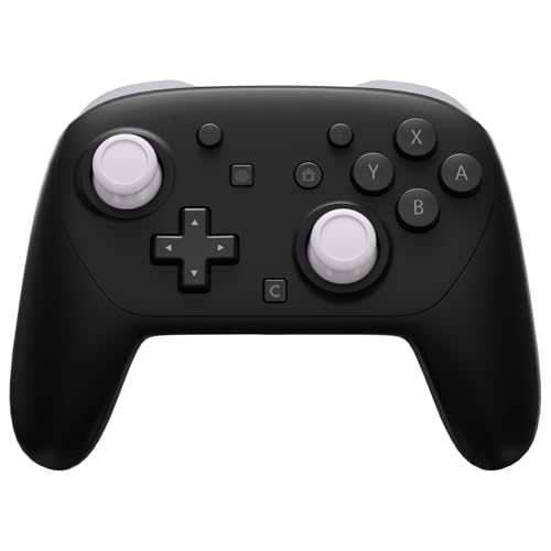 eXtremeRate Replacement 3D Joystick for Nintendo Switch 2 Pro Controller, Left Right Analog Stick Thumbsticks with Screwdriver Tools for Switch 2 Pro Controller, Multi-Colors Options - White - color: White